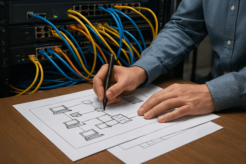 Configurar de redes cableadas e inalámbricas
